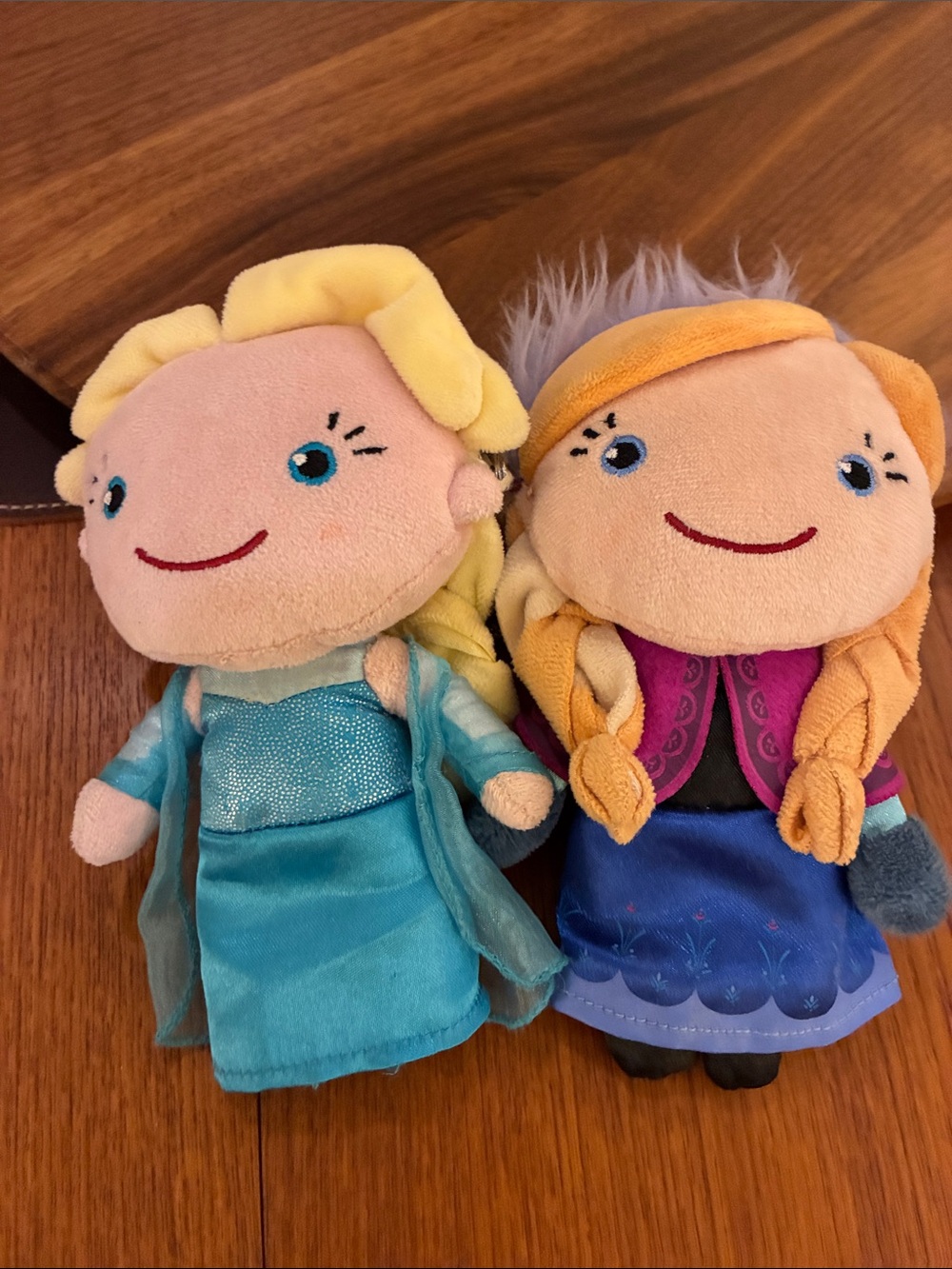 Disney Plush Princess Duo - Blue, Purple & Yellow Soft Dolls